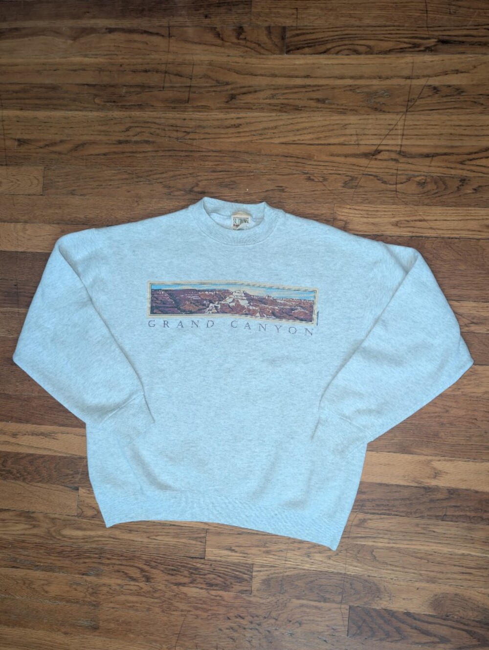 Vintage Grand Canyon Sutton Sports Larry Coate Art Piece Crewneck Size Large